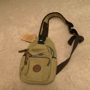 Cool Asian NWT Canvas sling bag